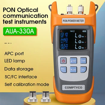 COMPTYCO AUA-330A/U Ръчно Оптичен електромера PON FTTX/ONT/OLT 1310 нм 1490 нм 1550 nm led подсветка