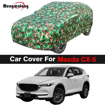 Пълен Камуфляжный Automobile Калъф е Водоустойчив Suv Анти-UV Козирка Сняг Вали Стабилно Калъф Прахоустойчив За Mazda CX-5 CX5