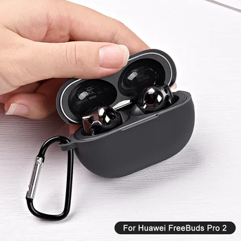 Мек Силиконов Калъф за Huawei Freebuds Pro 2 Pro2 Калъф Безжични Слушалки Funda Калъф за Слушалки за freebuds pro 2 е чанта за Носене
