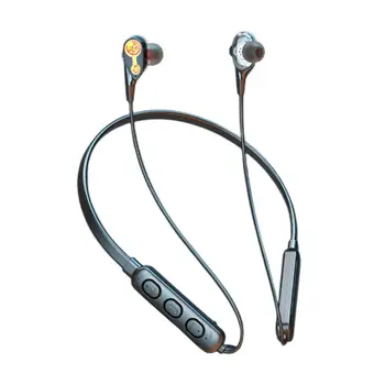 Безжична Слушалка Bluetooth-съвместими Слушалки Висящи Шийни Спортни Слушалки Стерео Слот Музикални Слушалки С Микрофон За Huawei