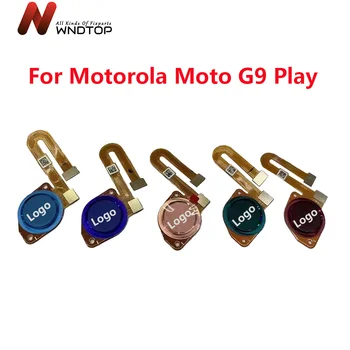 За Motorola Moto G9 Play Сензор за Пръстови Отпечатъци Бутон Touch ID Скенер Ключ Гъвкав Кабел Лента За Мото G9 Play Бутон Home
