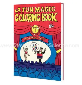Весела вълшебна книжка-за оцветяване - Голям размер - Фокуси, Ментализм, Подпори за сценична магия, пощенска Картичка, Магически аксесоари, Трикове, в Едър план