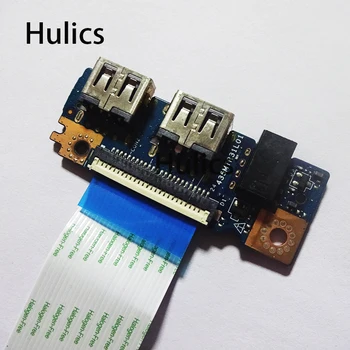 Hulics се Използва CN-010R81 010R81 10R81 За Dell Inspiron 5555 5558 5758 Аудио Такса AAL10 LS-B843P Лаптоп USB Аудио Кабел