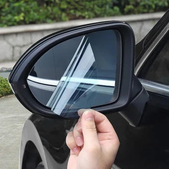 Автомобилно Странично Огледало за обратно виждане Против Дъжд, Мъгла, Водоустойчив Филм, Прозорец, HD Прозрачен Воден Защитни Фолиа, Автоаксесоари, 2 бр./компл.