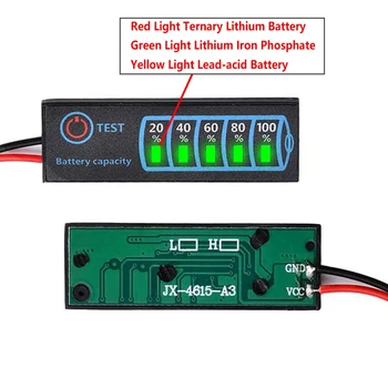 3 S Индикатор за Капацитет на Батерията Led Дисплей Тест Капацитет за Power Bank Електрическа Литиева Батерия/батерии Литиево-Железен Фосфат/Оловно-Киселинната