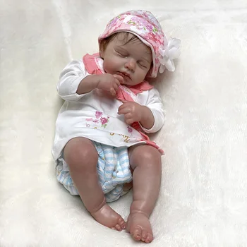 50 СМ Reborn Baby Doll Розово Прекрасно Дете се Прероди Кукли, Меки На Допир Истински Реалистични Играчки За Деца, Детски Играчки За Игра Подарък