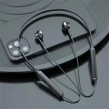 Безжични Bluetooth слушалки 5.1 Стерео с Шумопотискане, Шейная Слушалки, Спортни Слушалки С микрофон