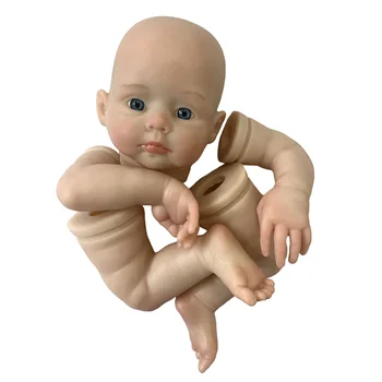 20-22 инча Ръчна изработка Bebe Reborn Комплекти Кукли 3D Боядисани Меки Винилови Непълни Кукли Reborn Реалистични Кукли Reborn Sin Pintar
