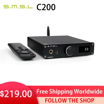SMSL C200 ES9038Q2M КПР Усилвател за слушалки OPA1612A * 4 TRS Балансирани 4,4 мм 6,35 мм Изход Bluetooth 5,0 DSD512 32 бита 768 khz за PS4 PS5