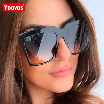 Yoovos Ретро Слънчеви Очила Дамски Квадратни Дамски Слънчеви Очила С Големи Слънчеви Очила За Жени На Луксозни Очила Мъжки Маркови Дизайнерски Очила