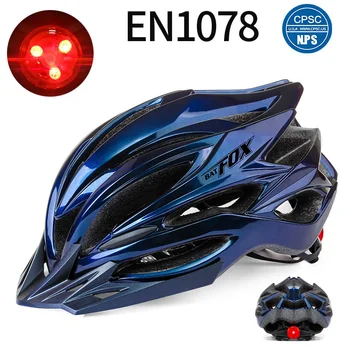 BATFOX Велосипеден Шлем Ultralight С Подсветка За Мъже И Жени Пътен МТБ Велосипеди Велосипедна Каска Защитна Шапка Професионален Велосипеден Шлем