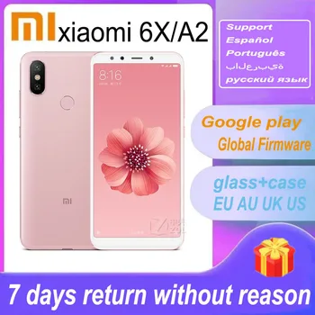смартфон xiaomi mi A2 /6x redmi celular 4G 64G Snapdragon 660 1080 x 2160 пиксела Бързо зареждане на 18 W Глобалната версия