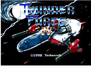 Thunder Force IV 16 бита MD Игрална карта За Sega Mega Drive За Genesis