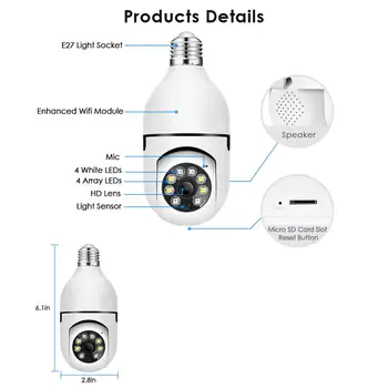 2022 Нова Мини Камера, Wifi Камера 720P Ip Камера за Нощно Виждане Защита на Сигурността на Безжична Мини Камера за Наблюдение с Камери