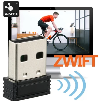 ANT + USB Устройство Безжичен Приемник за Garmin Zwift Wahoo Bkool Onelap Micro USB ANT Адаптер Сензор Аксесоари за Велосипеди