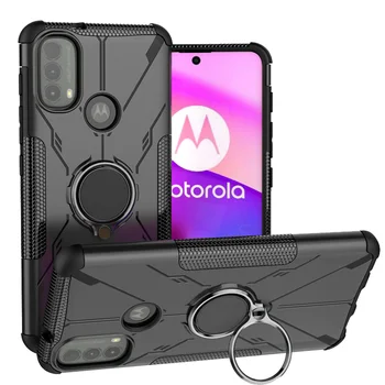 Пълно покритие За Motorola Moto E30 Калъф Броня Магнитна Смукателна Поставка Калъф За Мото E30 Калъф За Мото E30 E20 E40 G60 G10 E7i Power