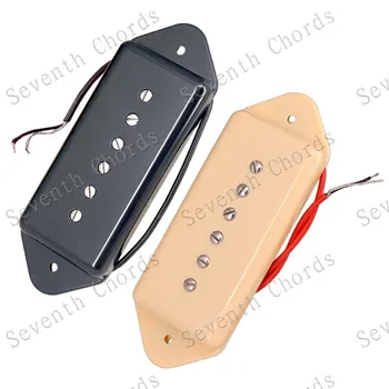 Комплект от 2 теми Dog ear P90 Style 6-Струнен Звукосниматель за електрически китари - Черен