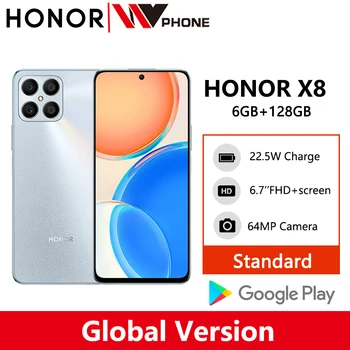 Глобалната версия на ЧЕСТТА X8 Смартфон с Android 11 Snapdragon 680 Мобилен телефон 90 Hz Мобилен телефон 22,5 W Разпределителен