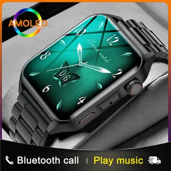 SACOSDING Нови NFC Умен Часовник AMOLED Екран Bluetooth Предизвикателство Музика Сърдечната Честота Спортни Потребителски Часовник Циферблат Смарт Часовници на Мъже, Жени 2022