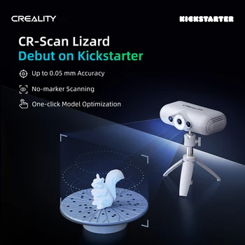 3D скенер Creality CR-Scan Lizard Премиум-версията с точност на сканиране 0,05 мм без лепкави и при слънчева светлина за 3D принтери