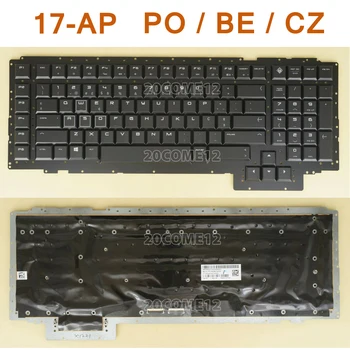 Португалската / Белгийски / Чешко-словашка Нова клавиатура за лаптопа HP Omen X 17-ap 17-ap000 с подсветка