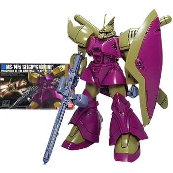 Bandai Оригинален Комплект Модели Gundam Аниме Фигурка HGUC 1/144 MS-14FS GELGOOG МОРСКИ Колекционерски Фигурки, Играчки, Подаръци за Деца