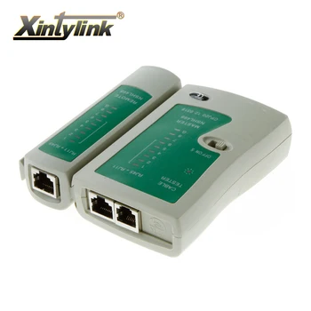 Мрежов тестер xintylink инструментален тел RJ11 rj12 8p RJ45 6p линеен телефонен кабел ethernet основната дистанционно сериен тест