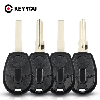 KEYYOU Подмяна на Транспондер Автомобилен Ключ Калъф За Fiat С SIP22 Режисьорски Нож и Ключодържател Ключ на Кутията