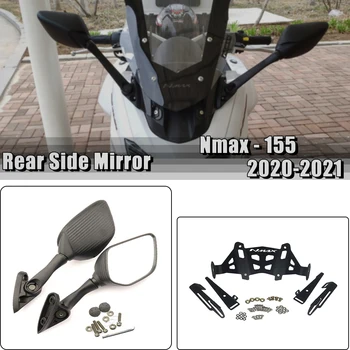 MTKRACING За YAMAHA Yamaha N-MAX Nmax 155 2021 Аксесоари За Мотоциклети Адаптер за Обратно виждане Странични Огледала Фиксиран Притежателя на Стента Задната Скоба