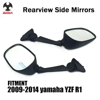 Мотоциклетное Задното Странично Огледало за Обратно виждане За YAMAHA YZFR1 YZF-R1 YZF R1 2009 2010 2011 2012 2013 2014