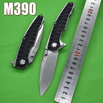 Инструмент За Оцеляване В Къмпинг M390 Стомана Нож, Джобен Нож на Улицата Мулти Тактически Военен Нож Альпинистский Спасителна Универсален Нож EDC