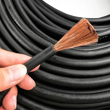 5 м/лот Директна доставка на Чиста мед 16 мм квадратен заваряване кабел кабел за заземяване soldar за 200/250 заваръчни машини кабел заварчик