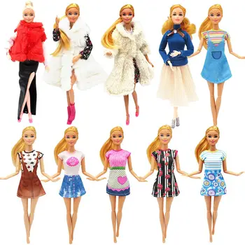 2022 най-Новата Мода 30 см Кукла Рокля Кърпа Casual Облекло За Момичета Кукла Празнична Облекло DIY Детски Подарък Играчка Кукла Аксесоари
