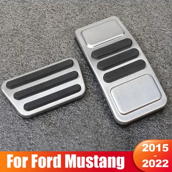 За Ford Mustang 2015 2016 20107 2018 2019 2020 2021 2022 Автомобили Вземе Подножието На Педала На Горивния Педала На Газта Педалите На Кутията Подложки Аксесоари