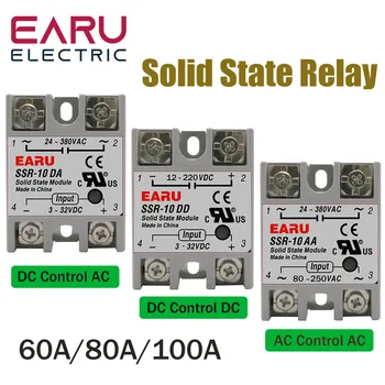 SSR-60DA SSR-80DA SSR-100DA SSR-60AA SSR-60DD SSR 60A 80A 100A DD DA AA solid state relay модул за тазова възпалителна болест-контрол на температурата