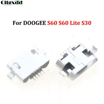 Cltgxdd 10 бр. За DOOGEE S60 S60 Lite S30 Micro Mini USB 5Pin Изход Жак За Зареждане Порт Тонущая Такса 1,0