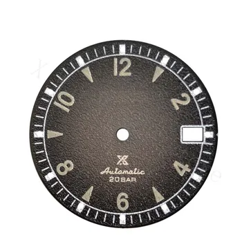 Часовници Climber синьо NH35 Seiko-кутия за часовници с логото на s, нов стил, модни часовници NH35, механизъм Skx007/009 28,5 мм