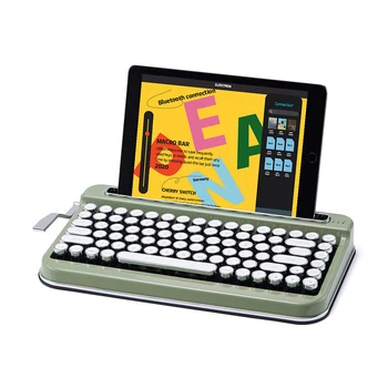 PENNA Ретро Стил Bluetooth Механична Клавиатура 85Key Cherry MX Swift Keyclick Steam Punk Таблет/Телефон/PC/MAC/iPad