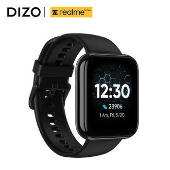 Realme DIZO Watch Pro Смарт Часовници GPS 1,75 инча с висока резолюция, Пълен Сензорен Екран SpO2 и наблюдение на Сърдечната Честота, Спортни Водоустойчив Мъжки Женски