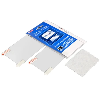 2 in1 LCD екран Защитно Фолио Горна Долна Прозрачно Защитно покритие За Защита на Повърхността За Новия 3DS XL/LL K1KF