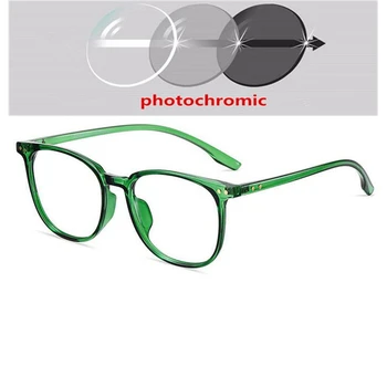 Оризов Нокти TR90 Квадратни Очила в Рамки За Жени и Мъже, блокиране на синя Светлина, Очила за късогледство UV400, по рецепта от 0 -0,5 -0,75 До -4,0