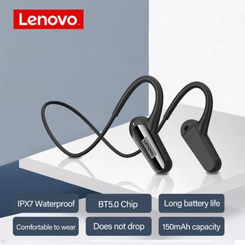 Lenovo XE06 Bluetooth Безжични слушалки Слушалки С Въздушна Проводимост IPX7 Водоустойчив Спортни Слушалки Шейная стерео слушалки