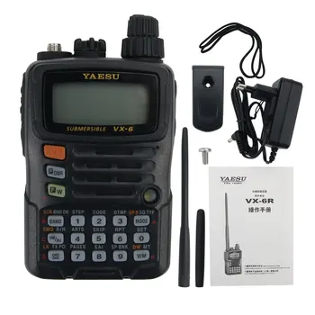 За YAESU VX-6R двойна лента Радиостанцията VHF UHF Радио IPX7 Мобилна Радиостанция За Шофиране На открито