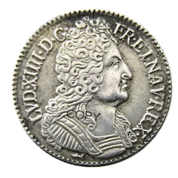 1711 Франция със сребърно покритие Копирни монети