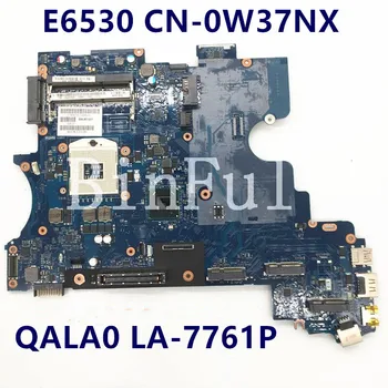CN-0W37NX 0W37NX W37NX QALA0 LA-7761P дънна Платка за лаптоп DELL Latitude E6530 дънна Платка на Лаптоп HM76 DDR3 100% напълно тестван