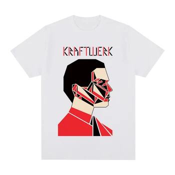 Реколта тениска Kraftwerk Electronic Krautrock Neu! Памучен Мъжки t-shirt Нова ТЕНИСКА ДАМСКИ блузи