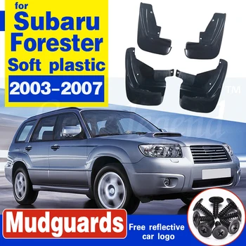 За Subaru Forester SG 2003 ~ 2007 Автомобилен калник на задно колело 4x Калници, Аксесоари За Полагане на Крилата Актуализация калник на задно колело Клапата Защита От пръски