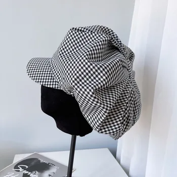 202107-XX нов Британски каре Модни облак stylestreet шапки вестникарче свободно време лейди Осмоъгълна шапка за мъже, за жени, очила, шапки