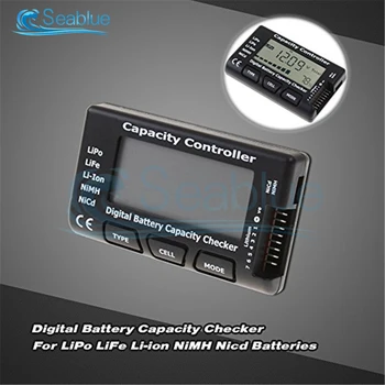 7-Цифров Тестер капацитет напрежението на акумулатора Проверка на LiPo LiFe Li-ion Nicd NiMH Тестер за напрежение на батерията на Проверка RC CellMeter