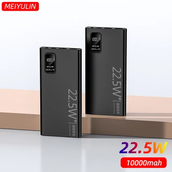 Power Bank 20000 ма 22,5 W Преносимо Зарядно Powerbank 10000 ма външна Батерия PD 18 W За Бързо Зареждане на iPhone Xiaomi Samsung